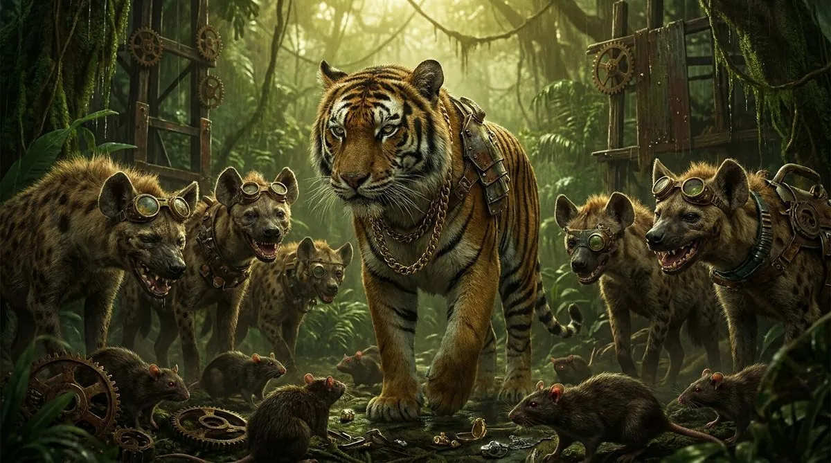 Tigres Hienas Ratas